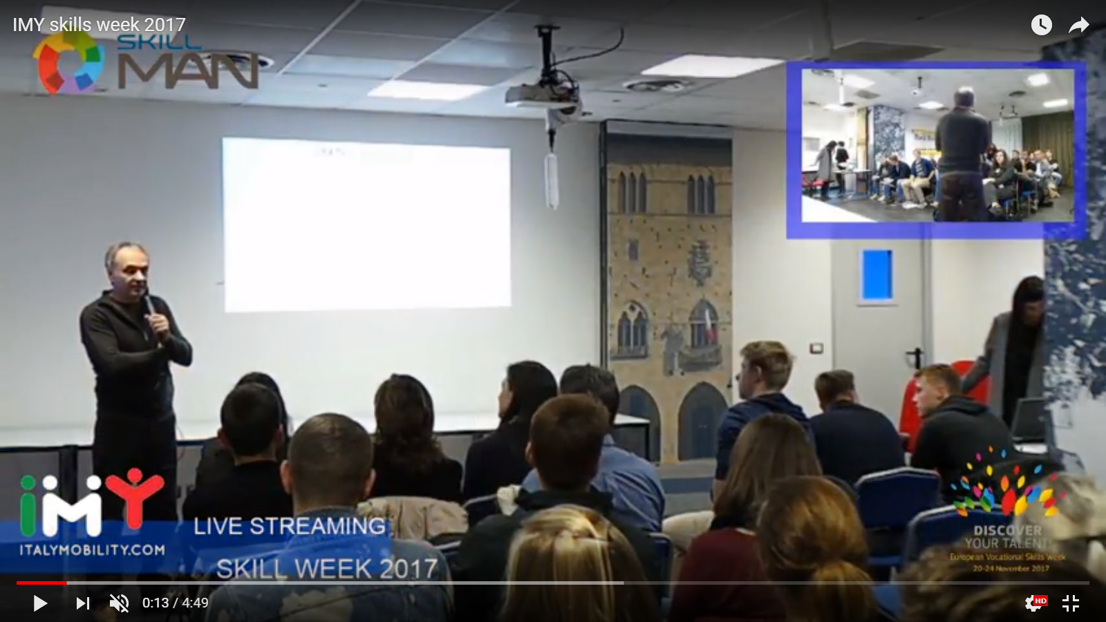 Giovai Crisonà with the CSCS team celebrates the European Vocational Skills Week with an event dedicated to the “mobility learners”